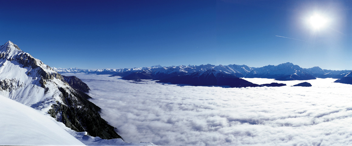 Mer de brouillard sur le bas-Valais