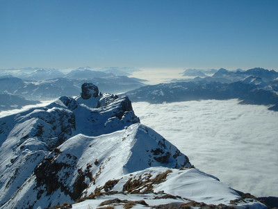 L'arête SSW de la Tête du Colonney L'arête SSW de la Tête du Colonney
