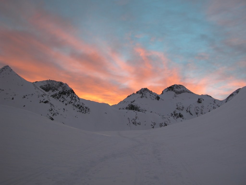 Coucher de soleil sur le Gross Leckihorn
