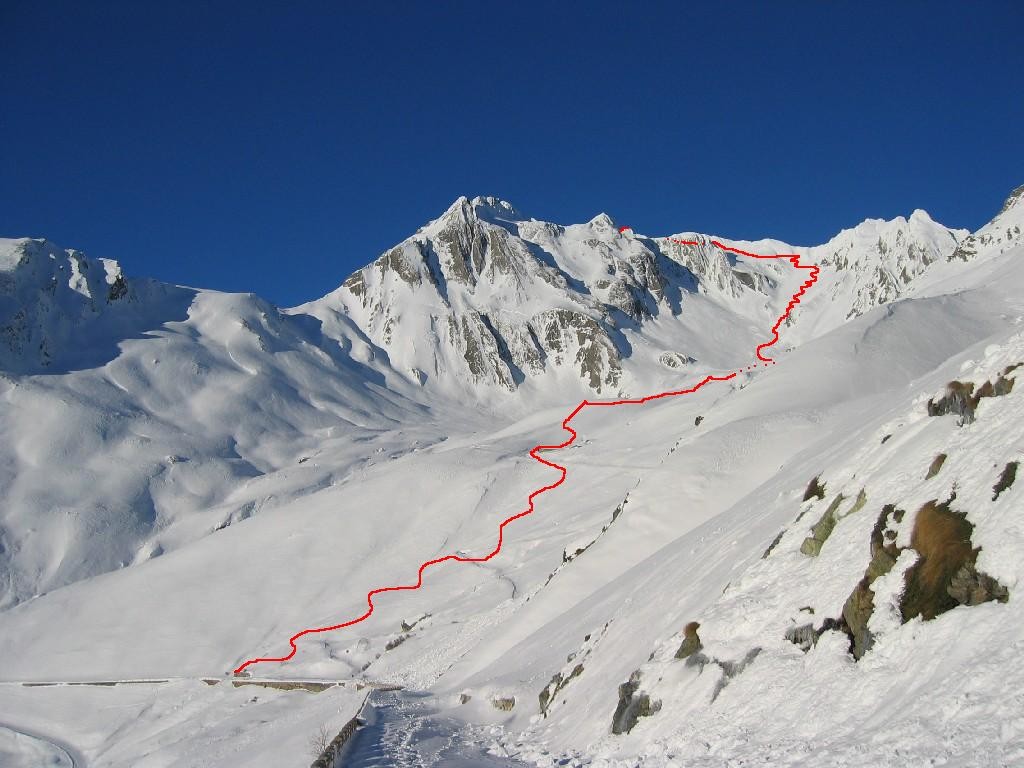 itinerario alla Aiguille des Sasses