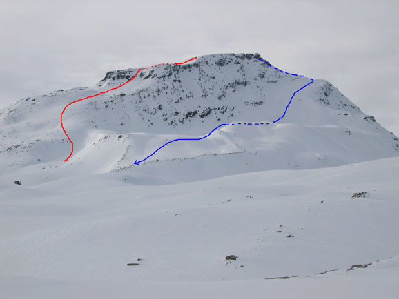 Il tratto finale del Marscholhorn