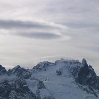 La meije et son anneau de nuage