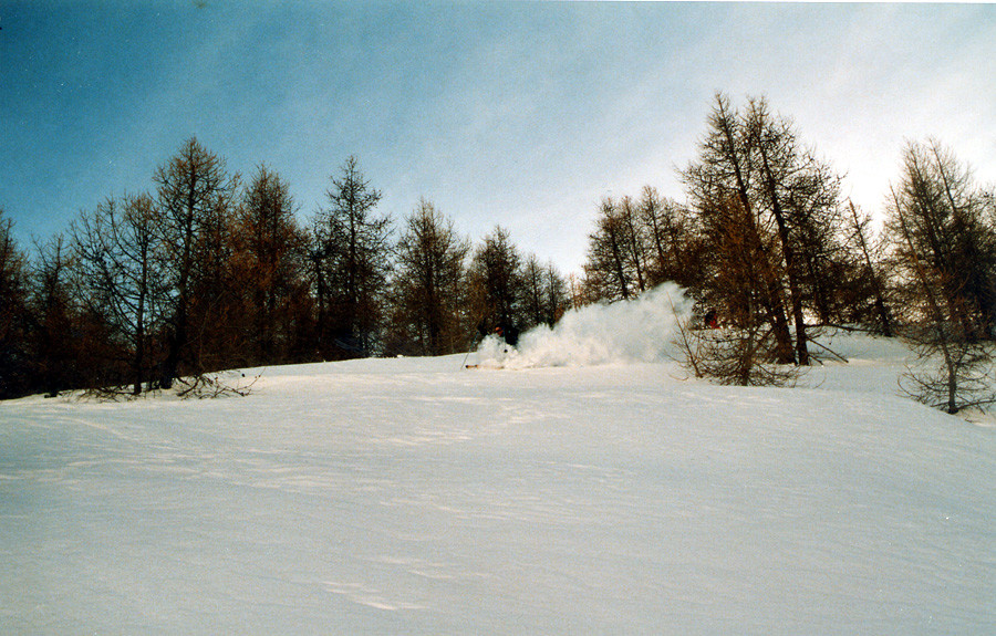 Descente dans les bois
