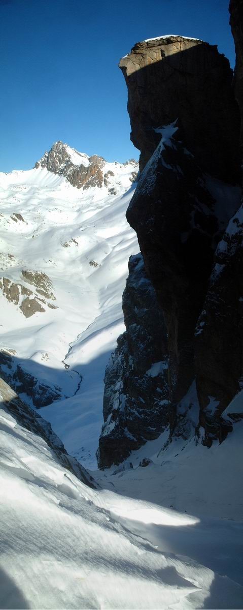 Couloir N de l'aiguillette du Lauzet