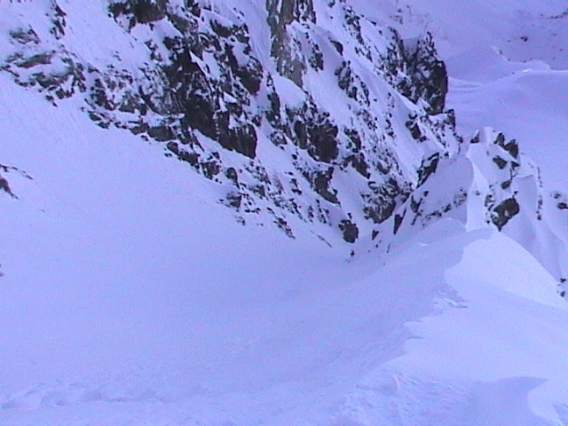 Pic de la Pierre couloir N