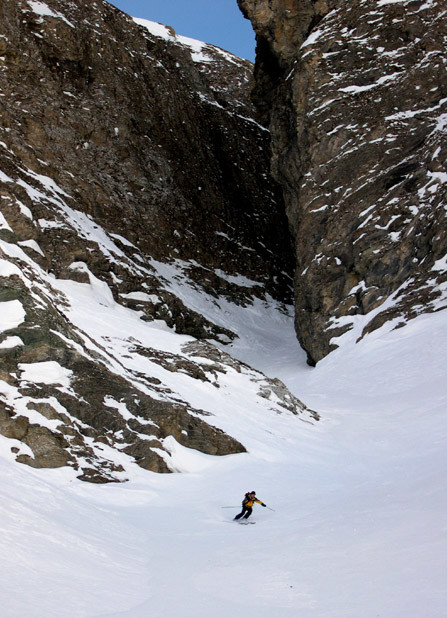 Uscita dal canyon del Foric