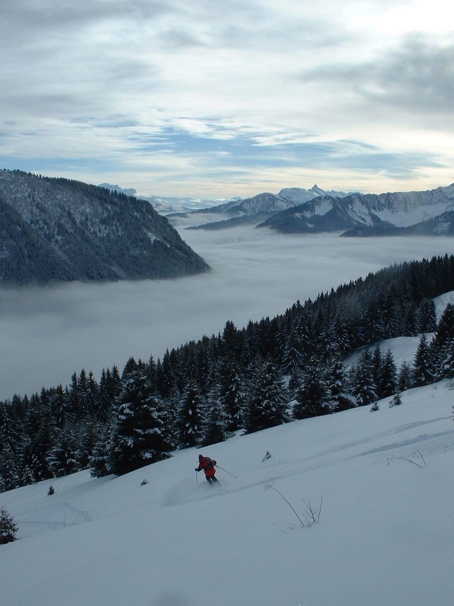 Croix de l'Ecuelle : descente