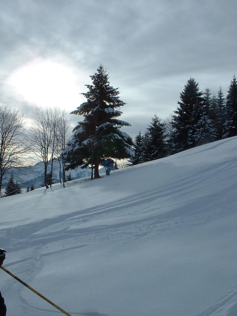 Croix de l'Ecuelle : descente