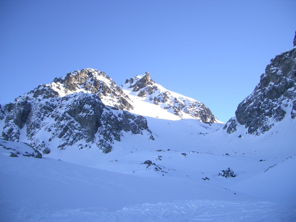 Le Vallon qui remonte au col de la petite Vaudaine