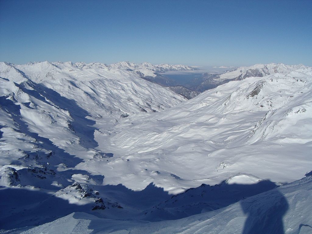 Vue d'ensemble du vallon de Neuvache (Valmenier)
