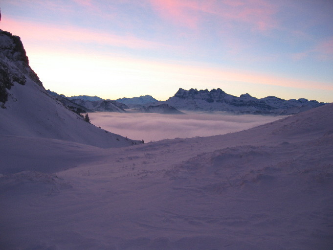 Mer de brouillard