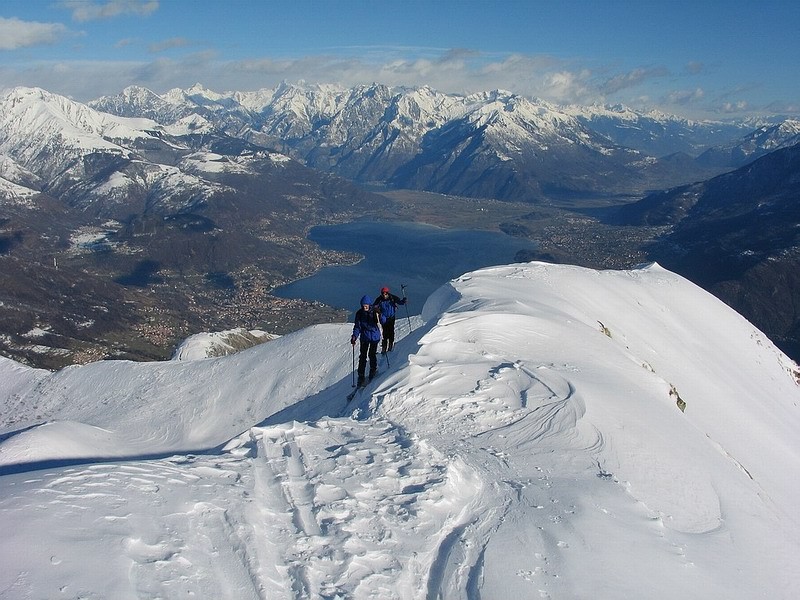 La cresta finale del Monte Bregagno