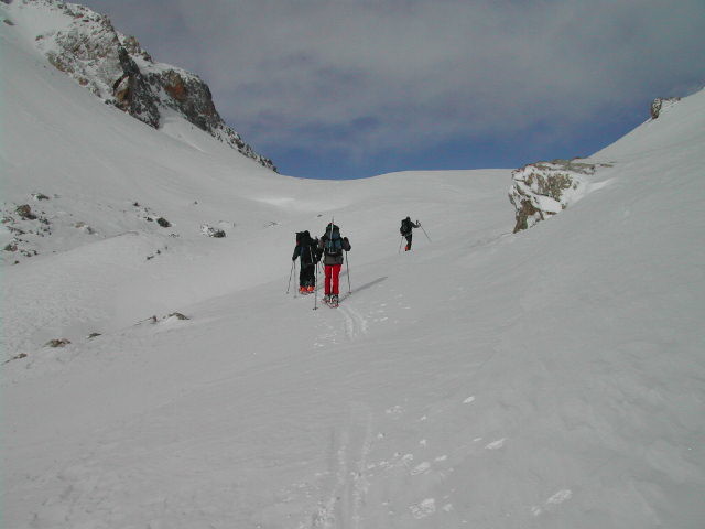 en montant au col de la gypière de l'orronaye