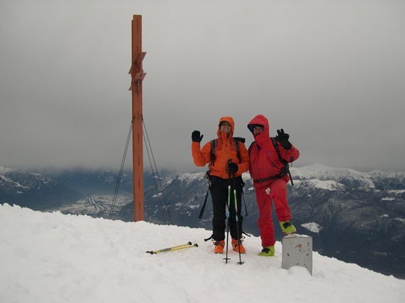Fabio e Mamo in punta al M.Gridone