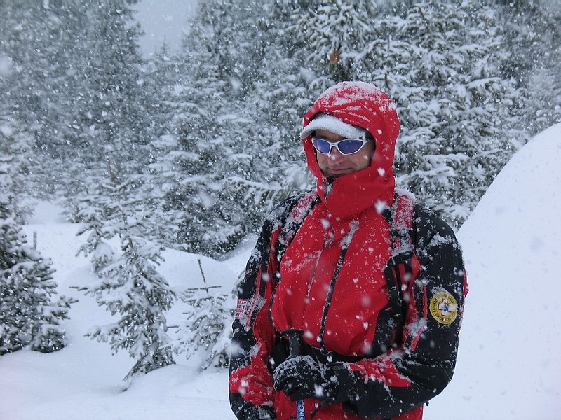 Il Came sotto la nevicata