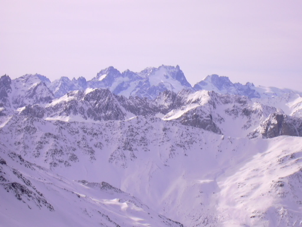 La Meije depuis le Col des Marches