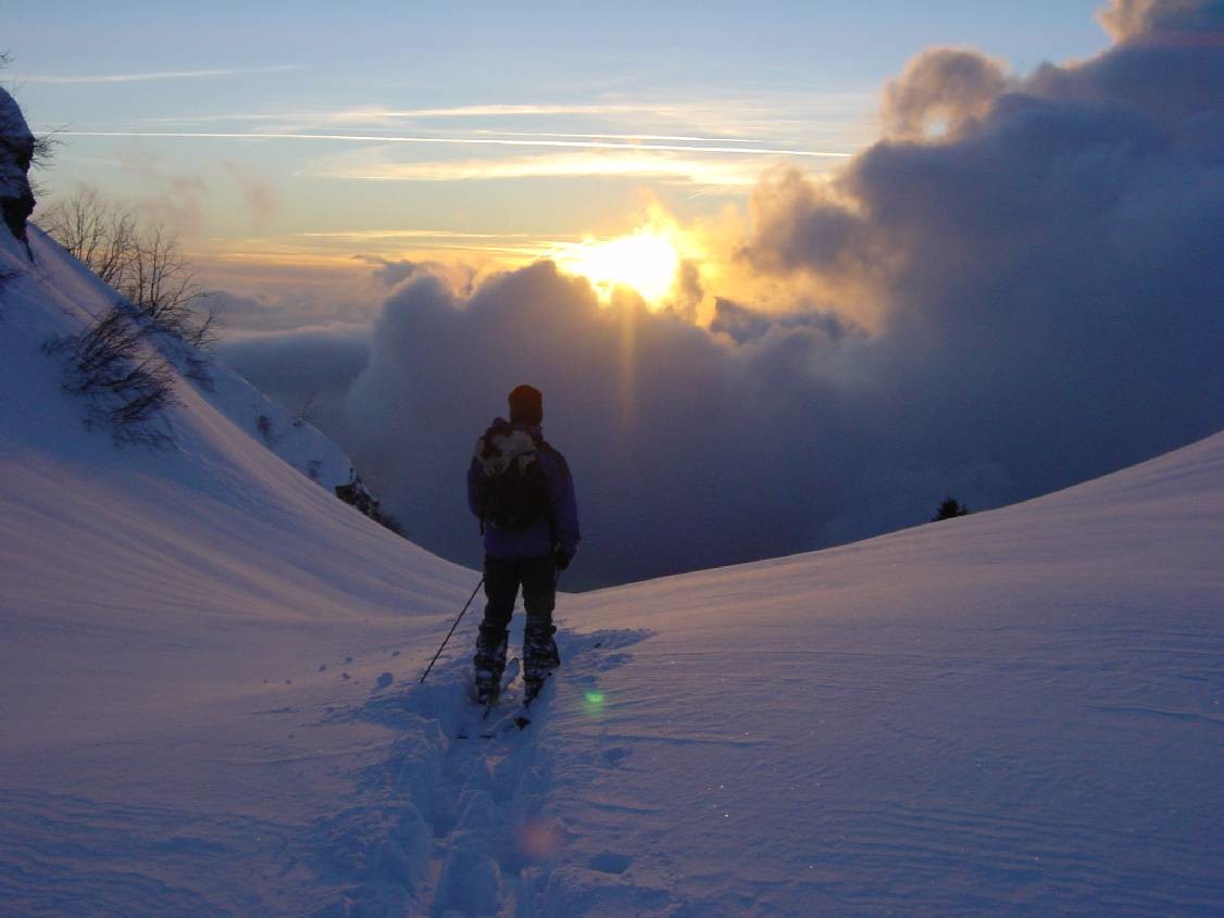 Au départ du couloir de la Chorde