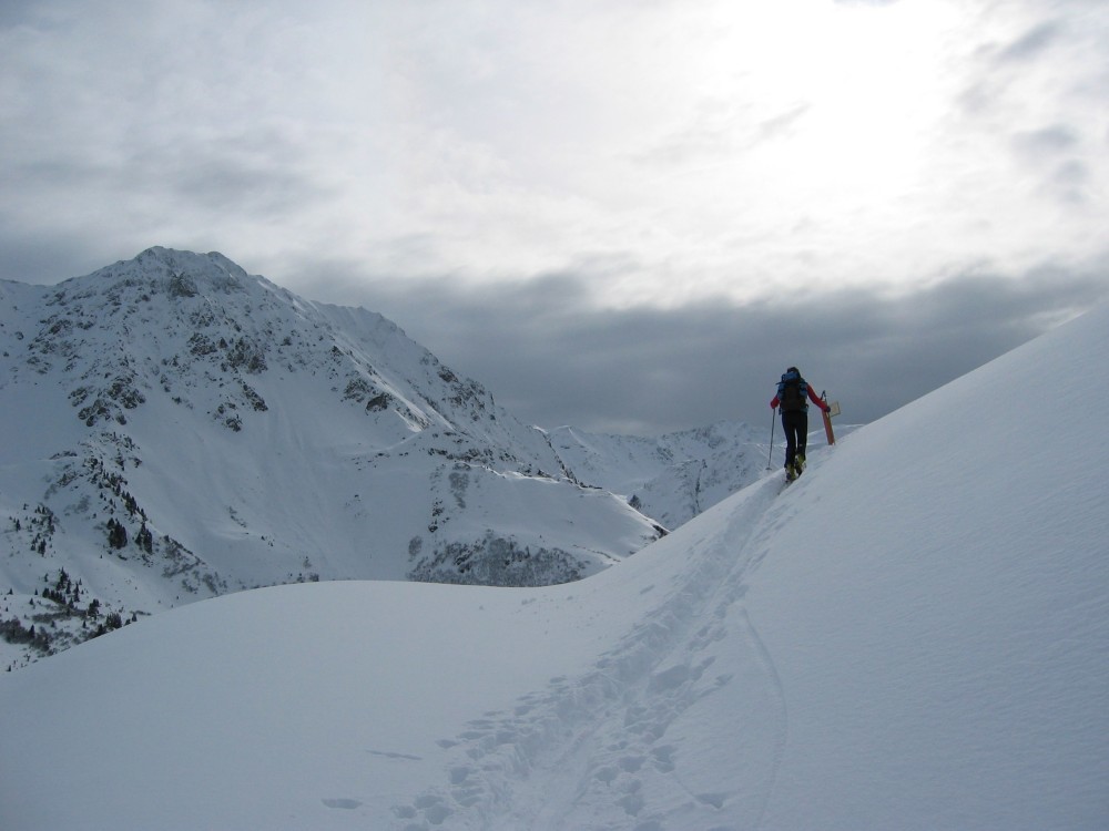 Pointe de la Grande journée - Montée