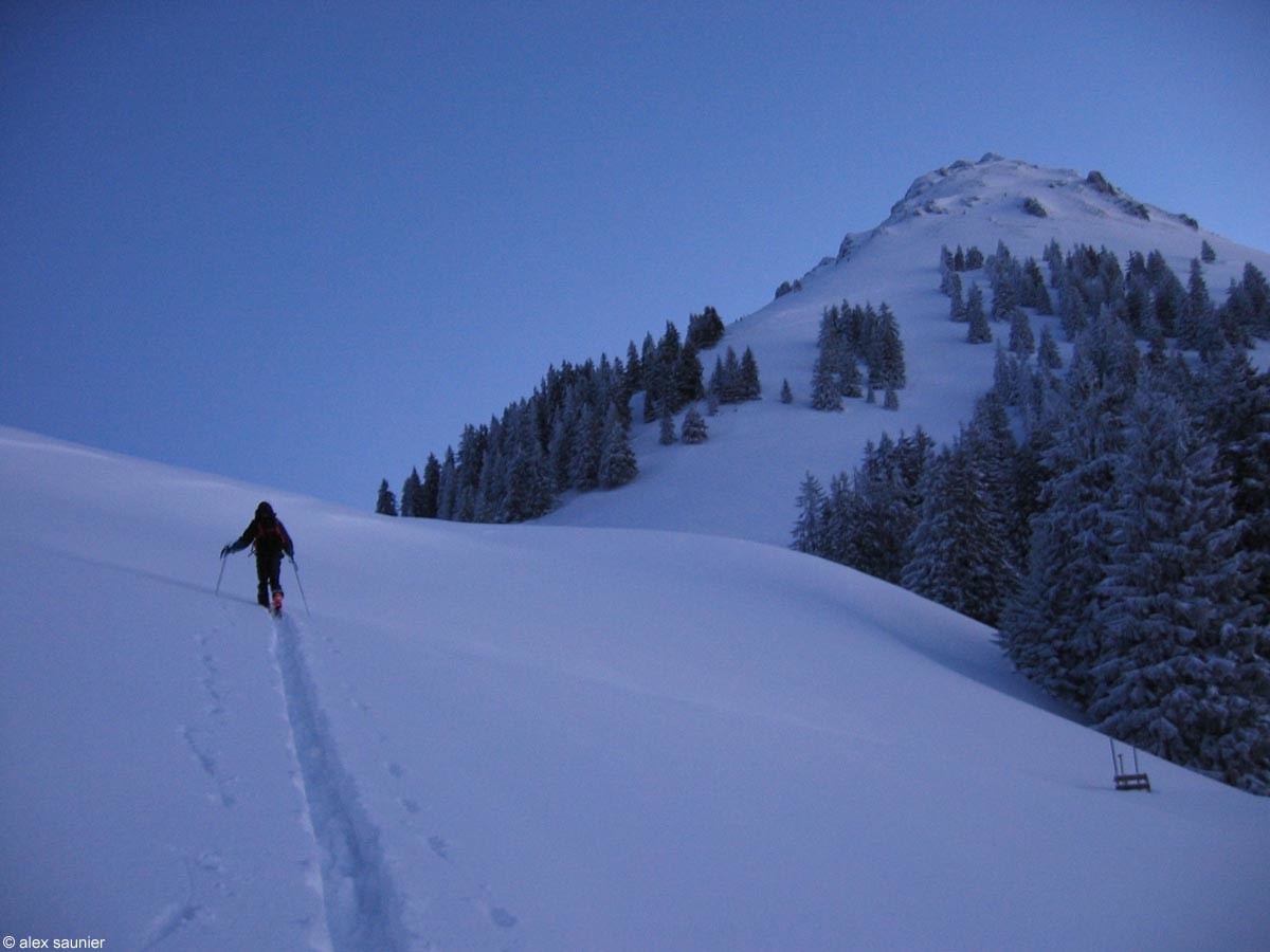 Crête SW de la Teysachaux