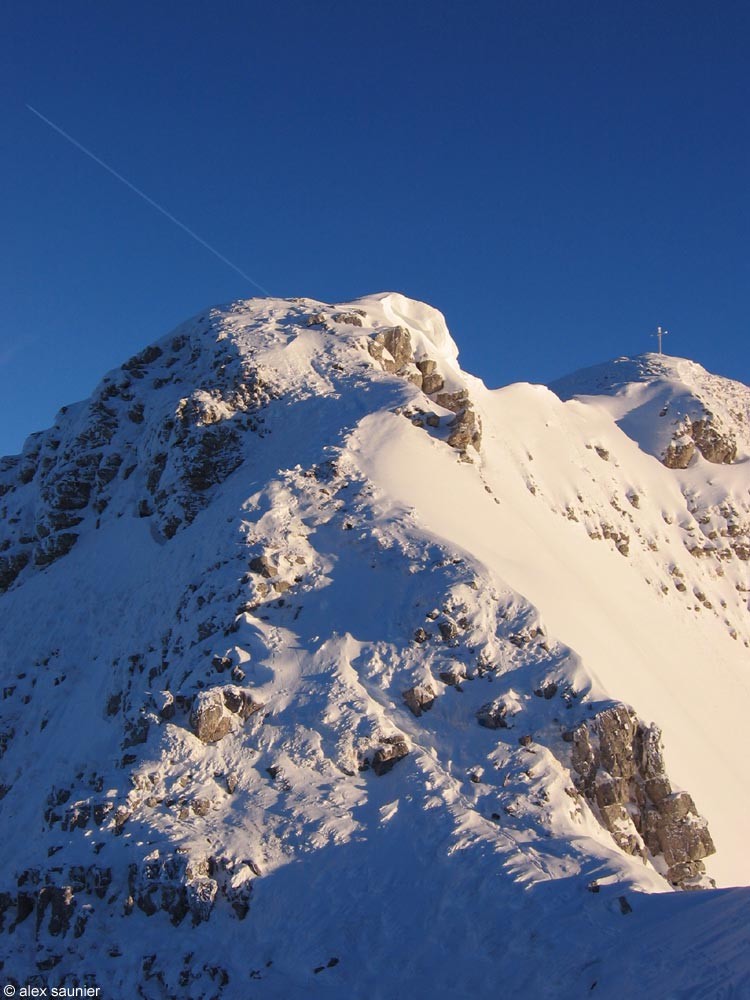 Le sommet de Teysachaux