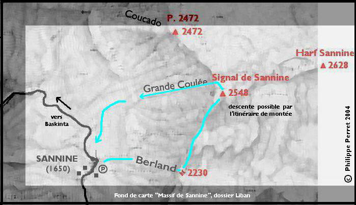 Carte itineraire Berland