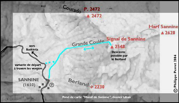carte itineraire Grande Coulee