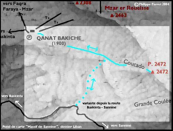 carte itineraire COUCADO