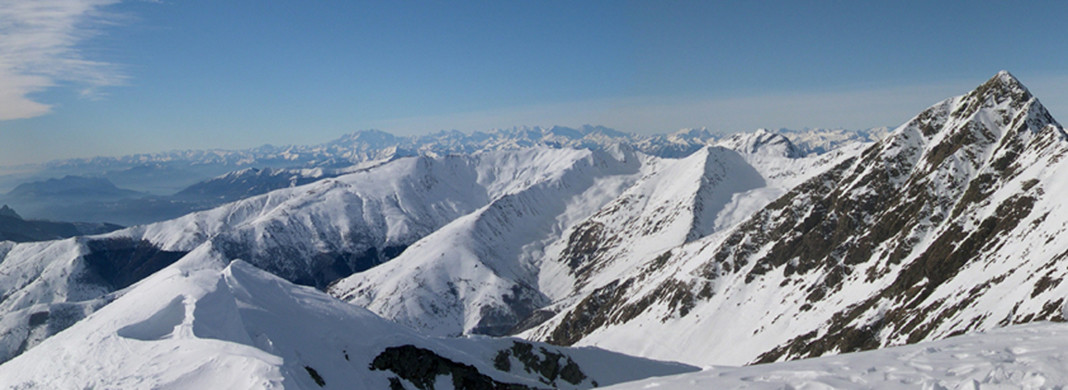 Panorama dalla Cima Pianchette verso W