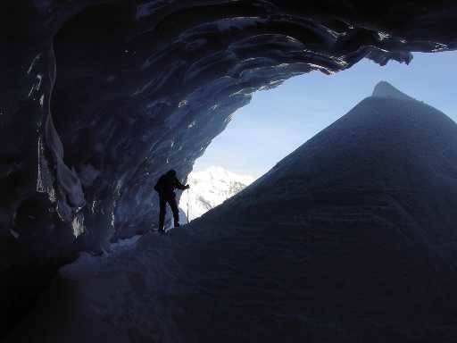 Entrailles du glacier du rateau