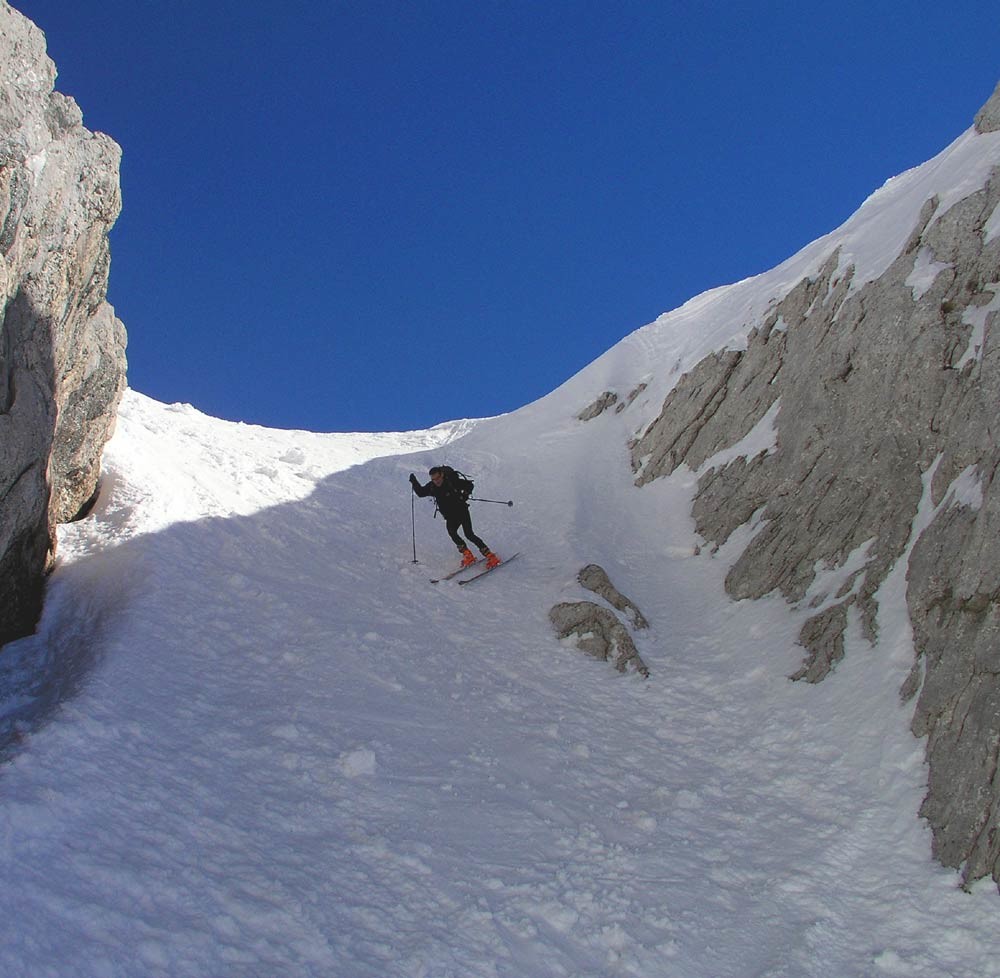 face Sud de la pointe Blanche