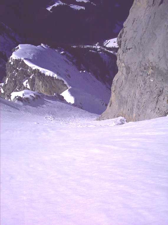 Depart du Couloir Chauchefoin