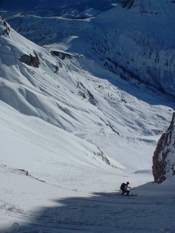 Descente de la Face Est du Trou de la mouche