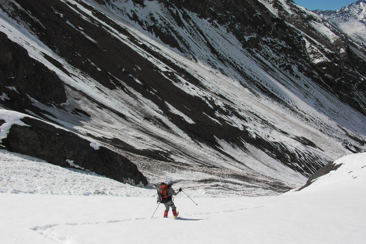Cerro Mirador del Morado-descente