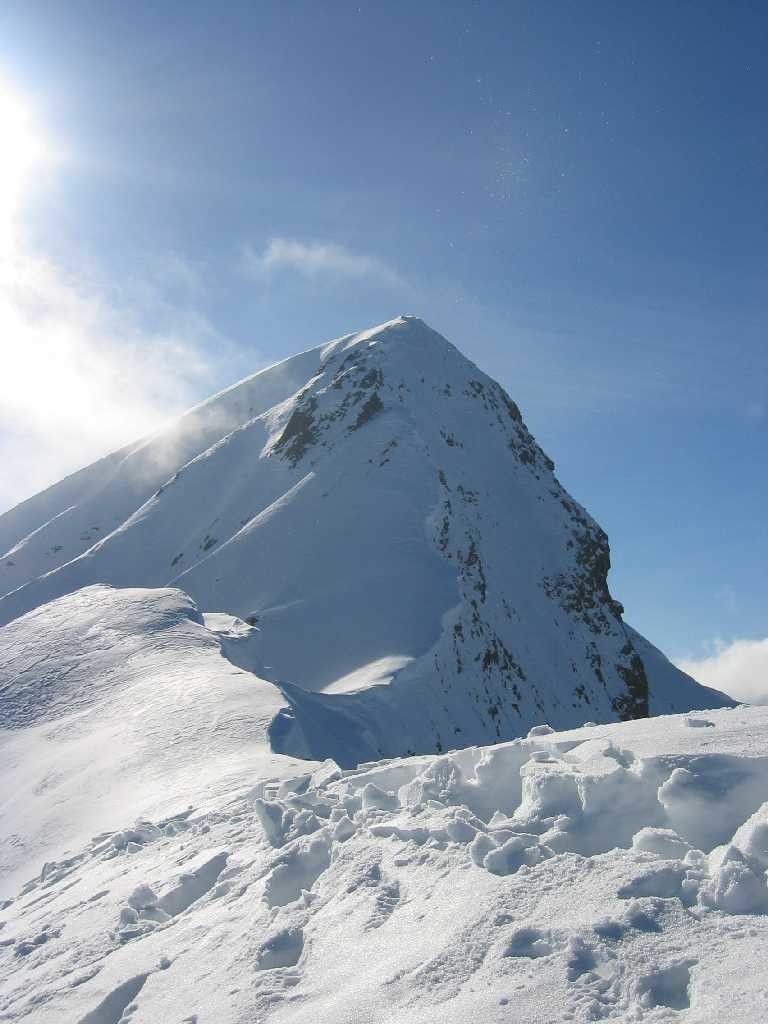 la cresta del Pizzo Campaggio dal colle