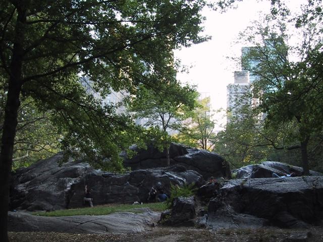 Escalade de Bloc à Central Park (New York)