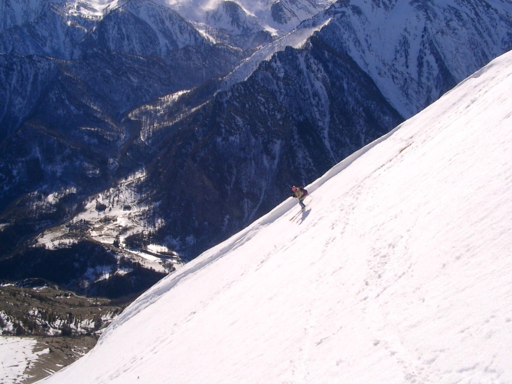 Ciantiplagna - Versante SE - Canale della fucilata