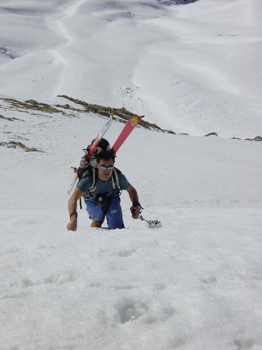 Sous le sommet du Roc d'Enfer