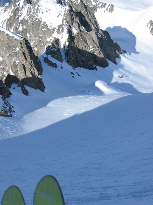 Vue du glacier de Cellier depuis le sommet du Grd Pic de la Lauzière