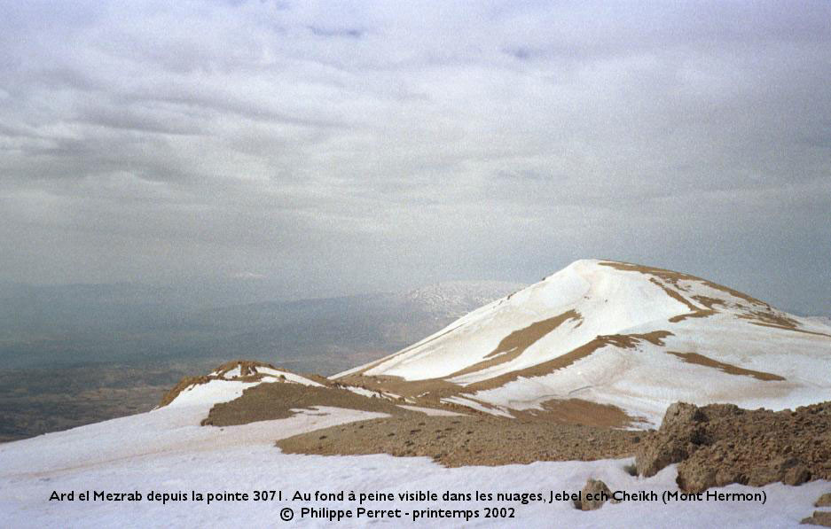 Ard el Mezrab depuis la pointe 3071