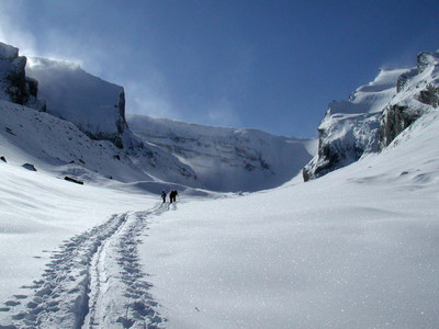 Montée au Zackengrat Montée au Zackengrat