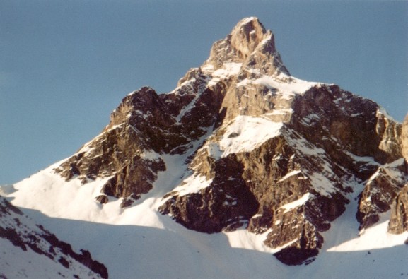 Vue generale du couloir,sur les contre fort de la pointe percée.