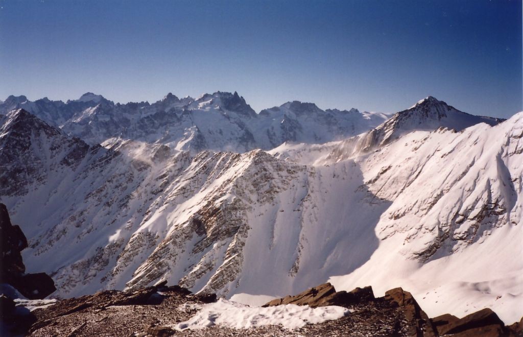 La Meije vue de l'Aiguille de l'Epaisseur