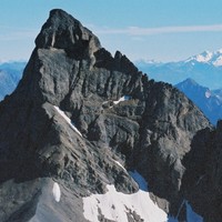 Aiguille méridionale d'Arves vue du Goléon