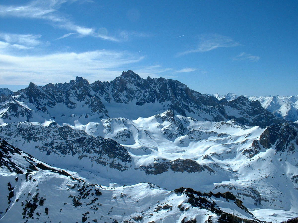 Aiguilles de Chambeyron : depuis la Pte Basse de Mary