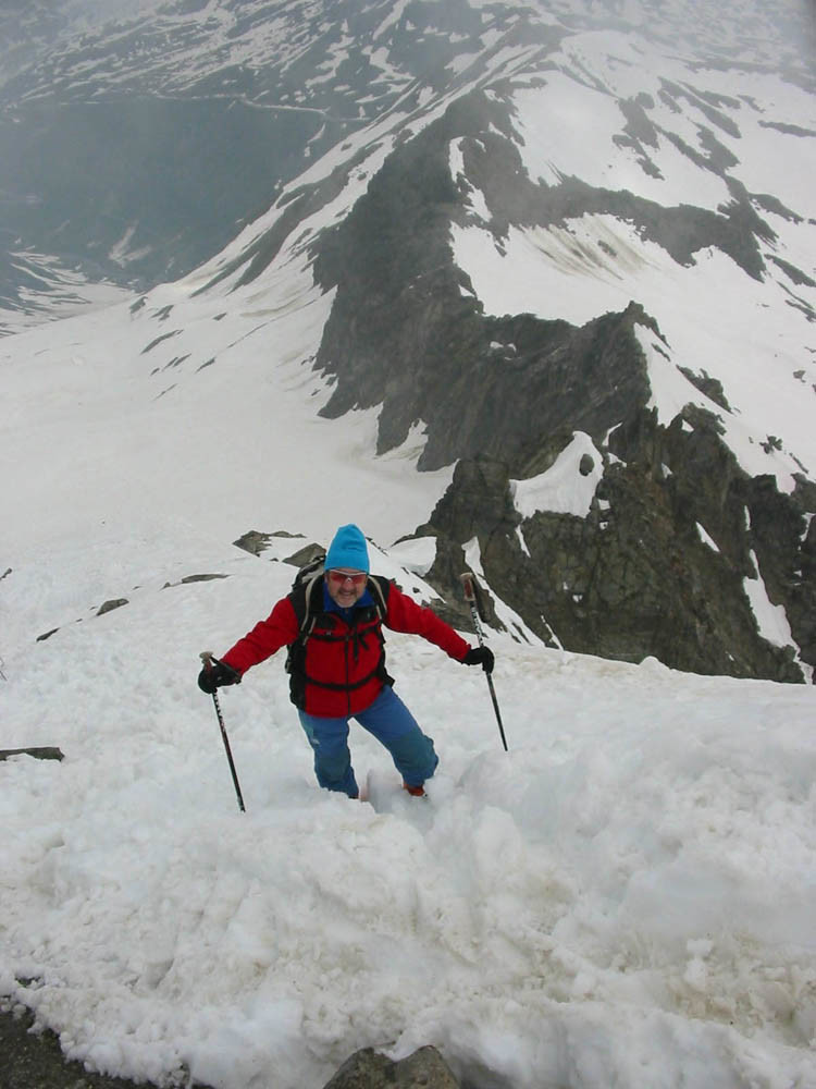 Ultimi metri verso il Gross Muttenhorn