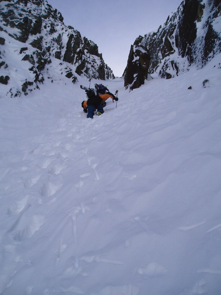rochers de vallorin couloir N en S