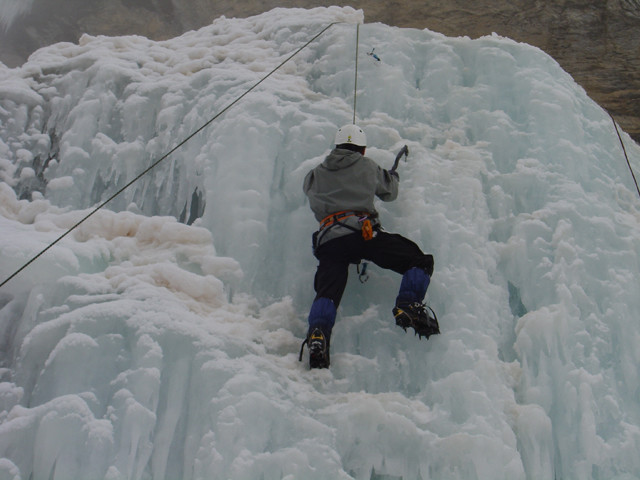 Cascade de glace à Freissinières