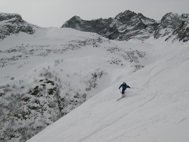 Discesa dal passo della coppa