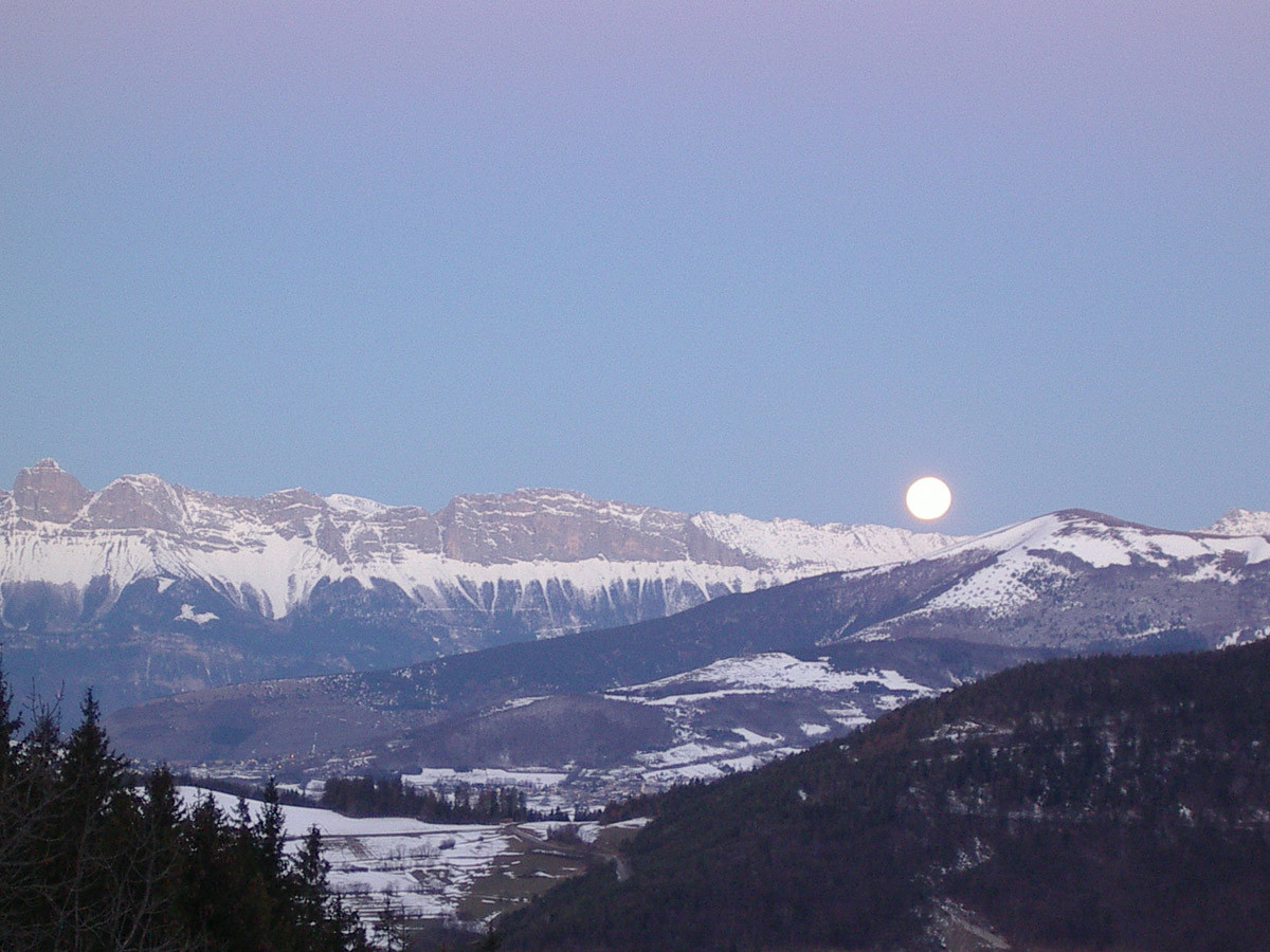 Lever du jour sur le Vercors
