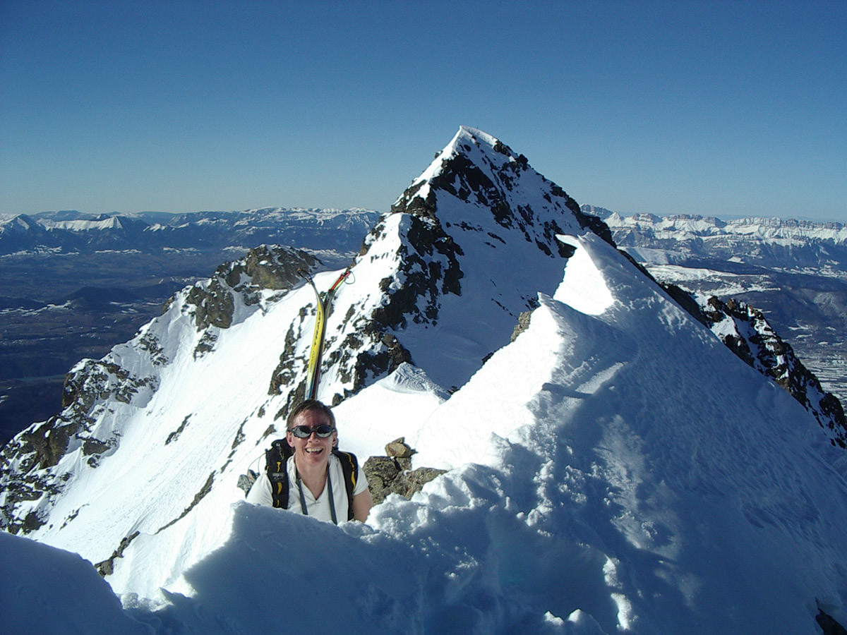 L'arrivée au sommet du couloir